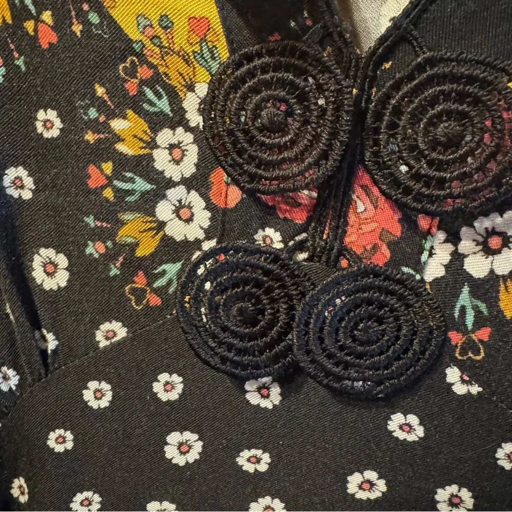 Anthropologie Floreat Floral-Blocked Maxi Dress - Picture 6 of 6